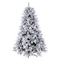 Albero Natale addobbato ARVES Verde innevato (PVC e PE - H150 D93 cm) 0931236