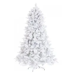 Albero Natale ARLBERG Bianco innevato (PVC e PE - H210 D130 cm) 0936340