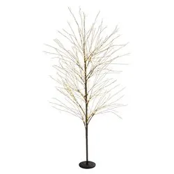 Albero luminoso Marrone luce fissa (H180 D81 cm) BUNCH 1500 luci - MICROLED Bianco caldo IP20 0974586