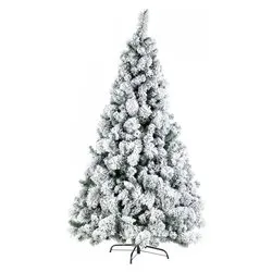 Albero Natale CERMIS Verde innevato (PVC - H240 D140 cm) 0929791