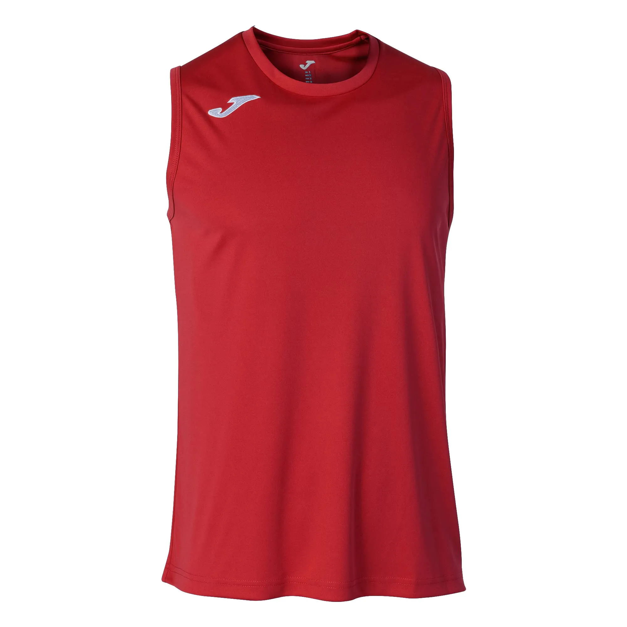 Joma Maglia Sans Manches Basket Combi, Unisex - Adulto, Uniquenumber, Rosso, XS