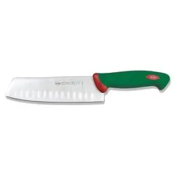 Coltello santoku lama(18cm) Inox PREMANA PROFESSIONAL Verde e Cromo 315618