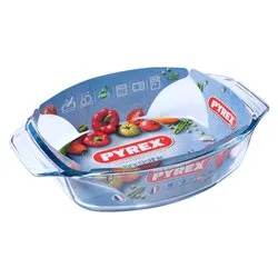 Pirofila Vetro borosilicato (35x24x7cm) ovale Trasparente 411B000 7646