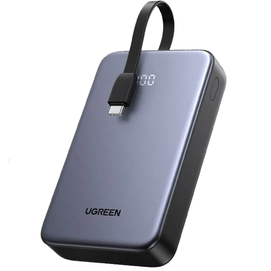 Batteria Esterna UGREEN PB505, 20000mAh, 22.5W, QC + PD, 1 x USB-A - 2 x USB-C, Grigio