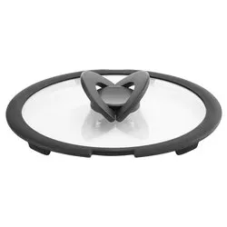 Coperchio pentola Vetro manico salvaspazio (20cm) INGENIO Trasparente e Grigio 010244060120