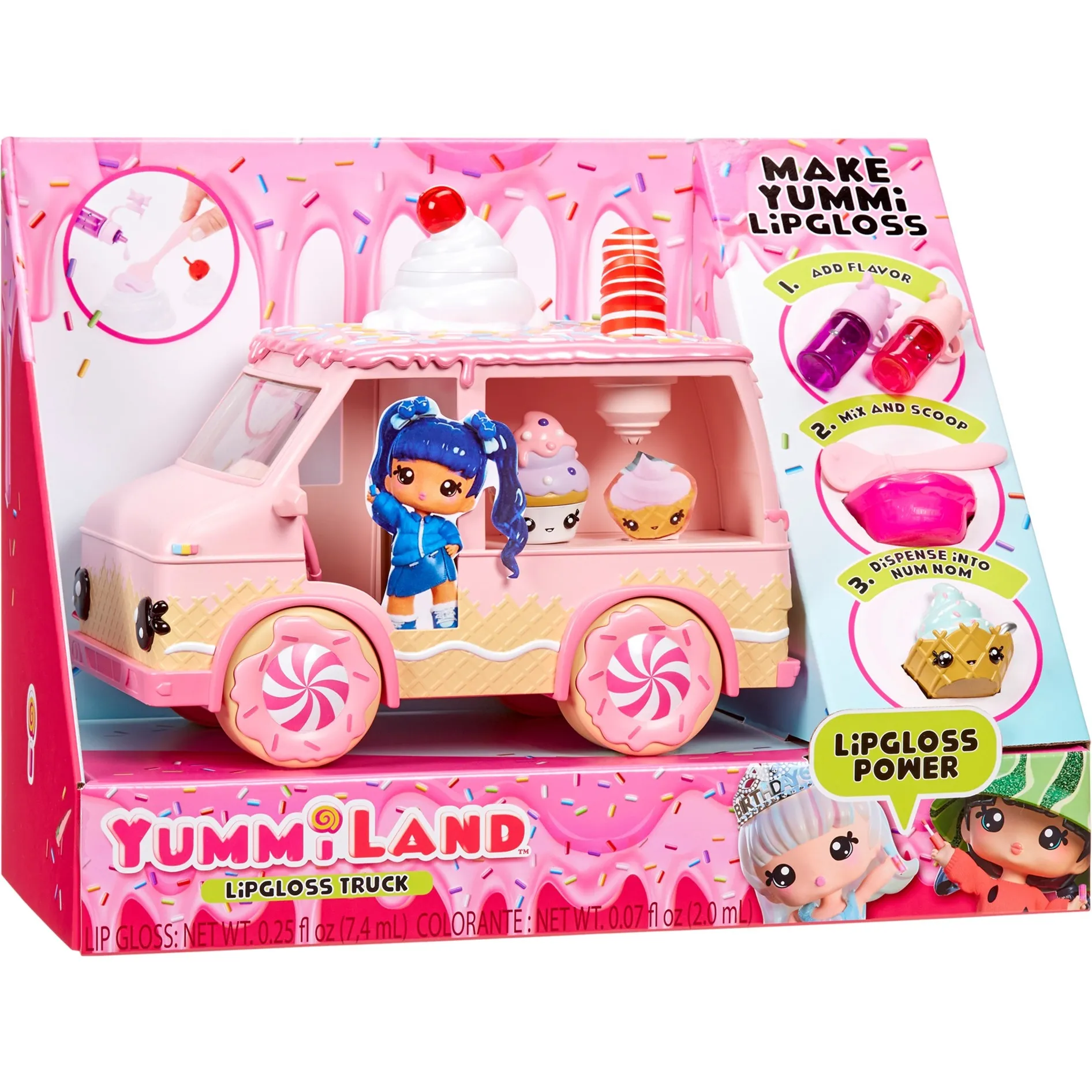 Yummiland Lipgloss Truck Roulotte per bambola, veicolo da gioco