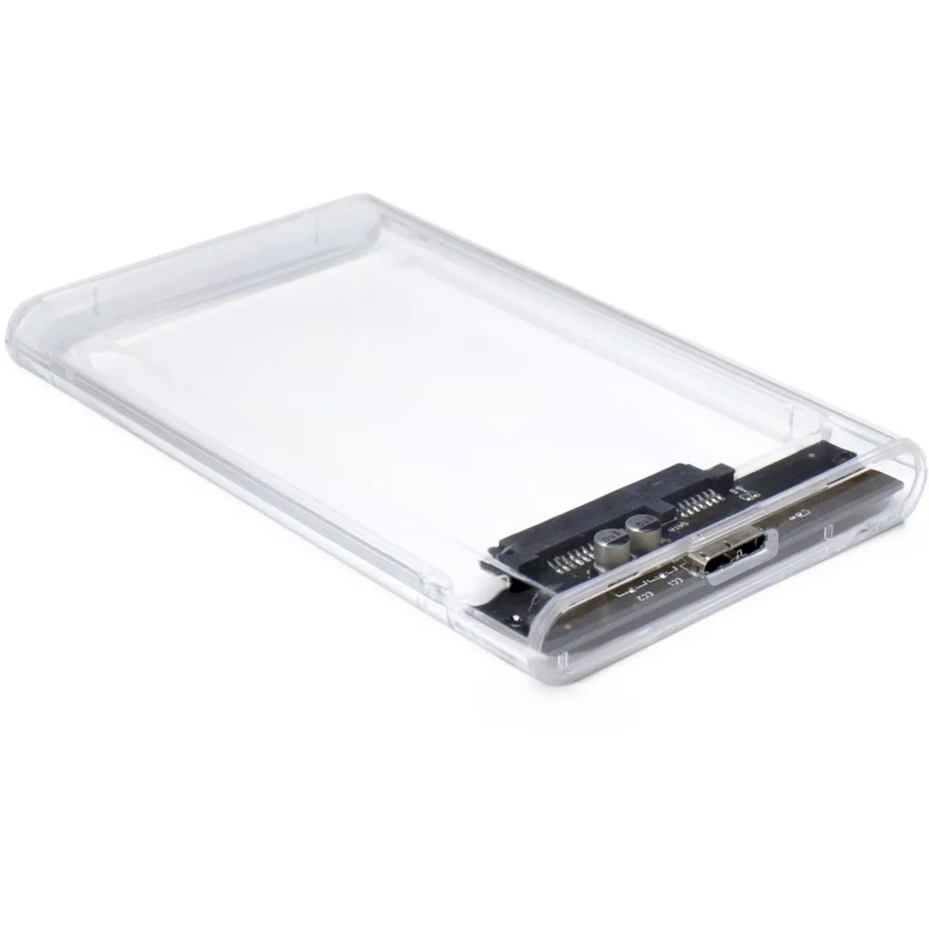 GD-25000 Box esterno HDD Trasparente 2.5", Disk enclosure
