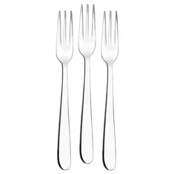 Set forchette dessert 3 pz Inox 18/10 (15,3cm) GOURMET Cromo lucido FF5PN0338