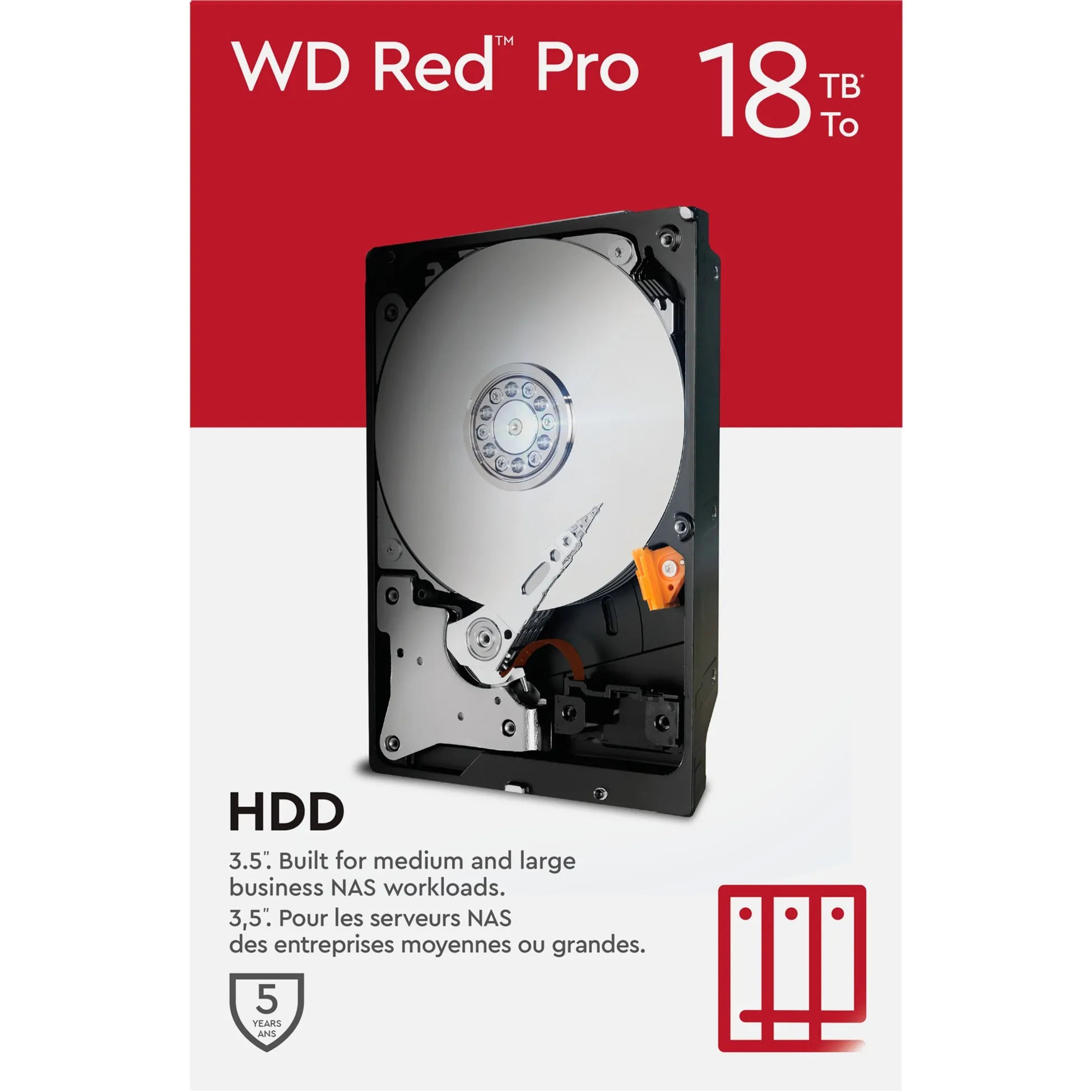 Ultrastar Red Pro 3.5" 18000 GB SATA, Hard-disk
