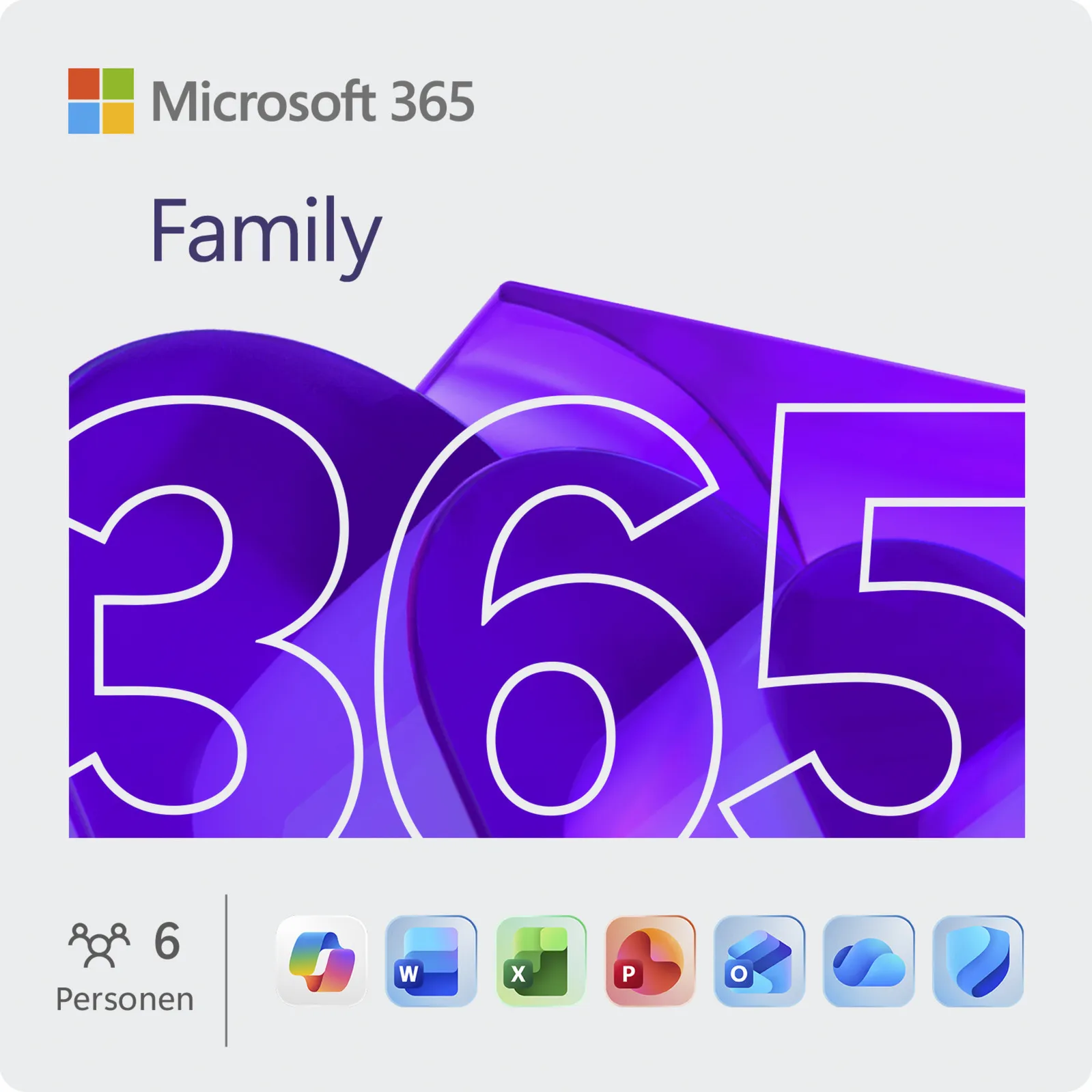 Office M365 Famiglia 6 utenti, Software