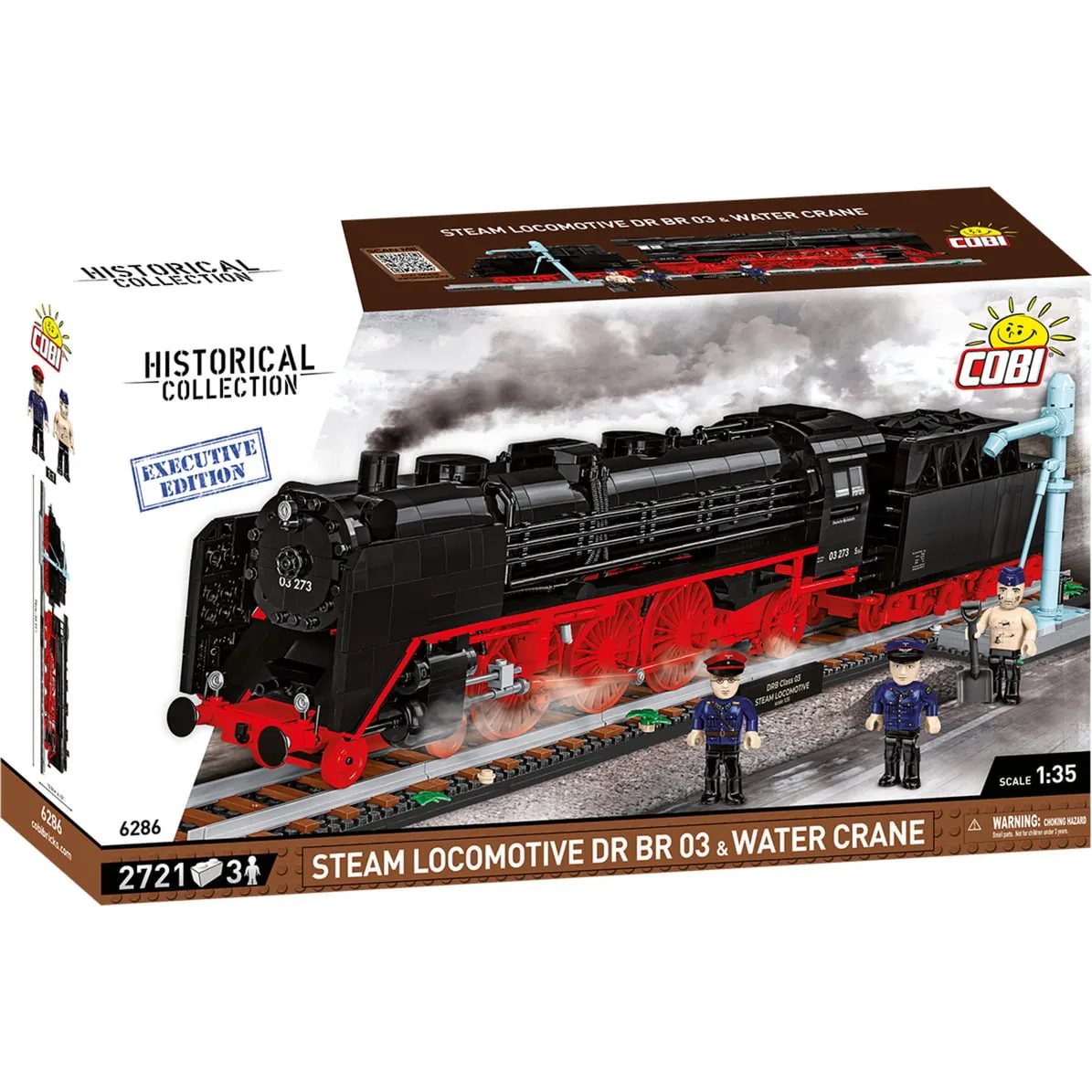 DR BR 03 Locomotiva a vapore e gru dell''acqua - Edizione Executive, Giochi di costruzione