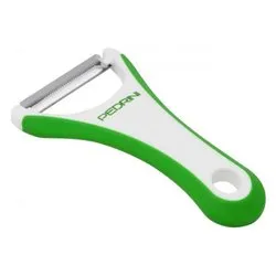 Pelapatate multiuso lama seghetatta Plastica Bianco e Verde 04GD166