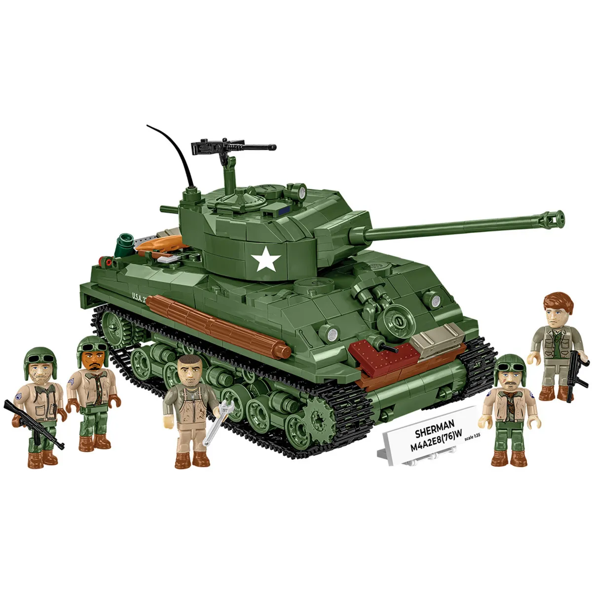 Sherman M4A2E8(76)W, Giochi di costruzione