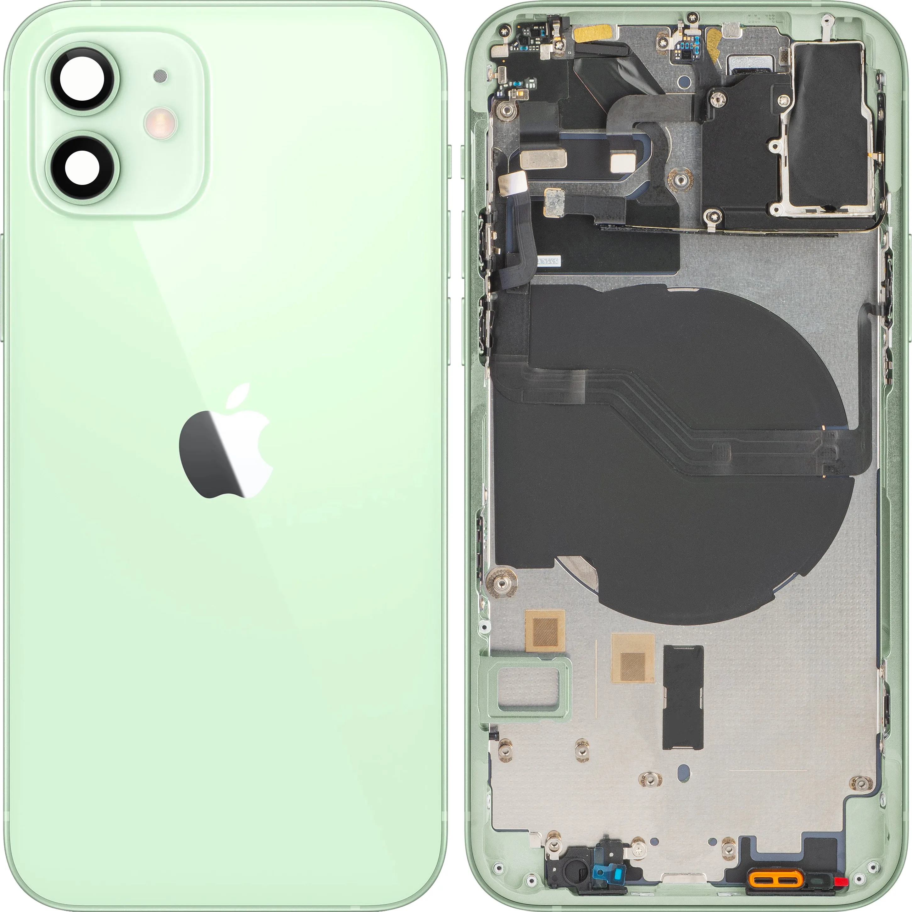 Cover Batteria Apple iPhone 12, Con Scocca Centrale, Verde, Swap Premium