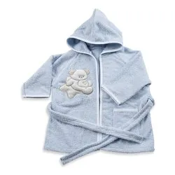 Accappatoio (0-6m) SWEET Spugna Azzurro 050 4000 372