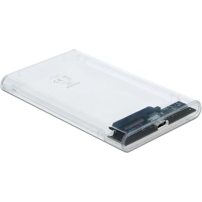 42617 contenitore di unità di archiviazione Box esterno HDD/SSD Trasparente 2.5", Disk enclosure