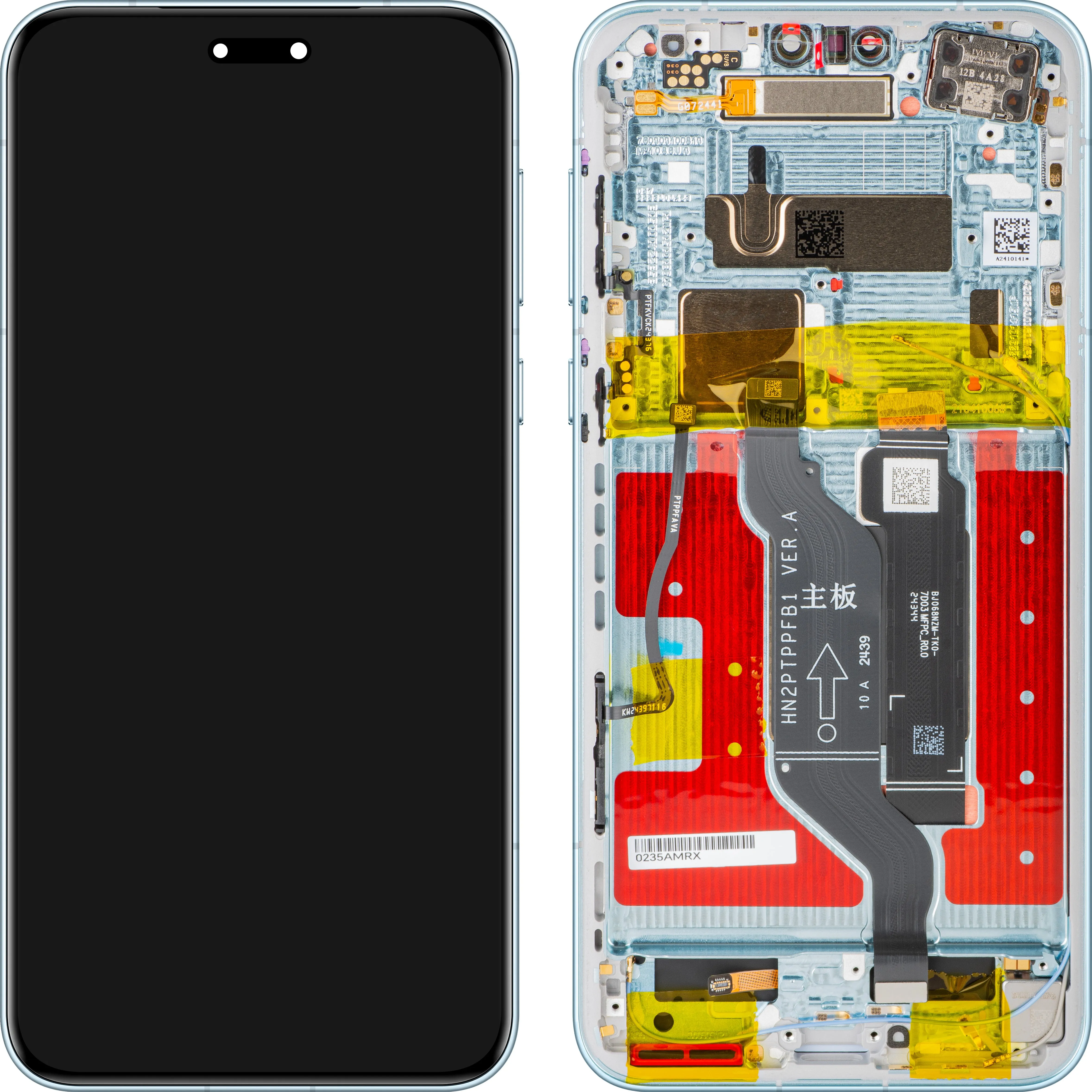 Display con Touchscreen Honor Magic7 Pro, con Cornice, Blu (Breeze Blue), Service Pack 0235AMRX