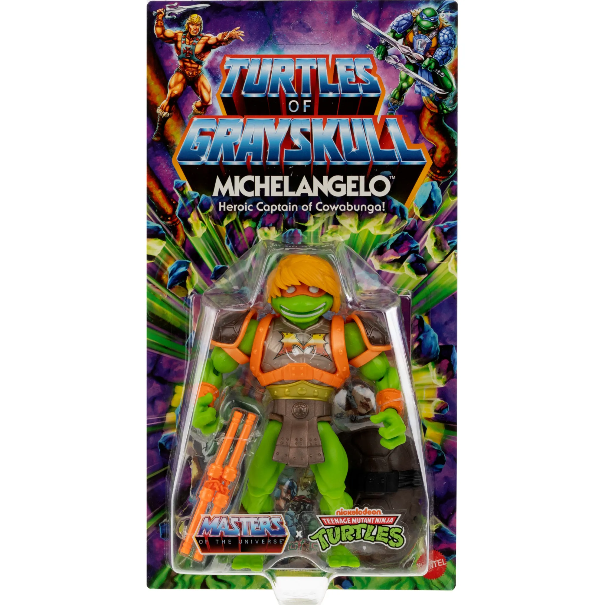 Origins Turtles Grayskull Michelangelo, Gioco figura