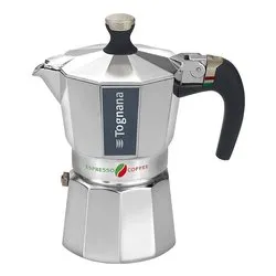 Caffettiera Alluminio 6 Tazze ITALIKA Cromo W943056ITAL