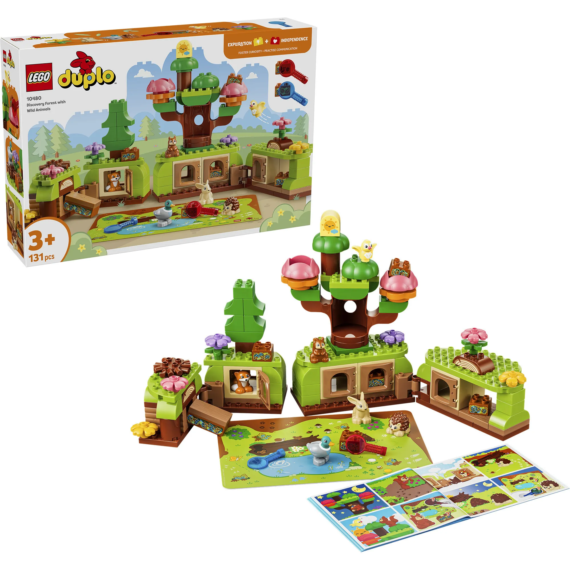DUPLO Città Foresta con animali selvatici, Giochi di costruzione