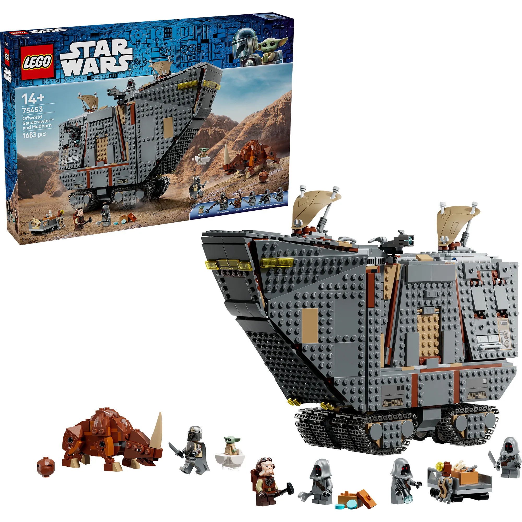 Star Wars Offworld Sandkrawler e Corno di Fango, Giochi di costruzione