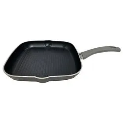 Bistecchiera Alluminio antiaderente (28x28cm) LAZISE Nero