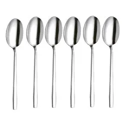 Set cucchiaini caffè 6 pz Inox 18/10 (10,8cm) Moka INFINITO Cromo lucido FV7PN0622