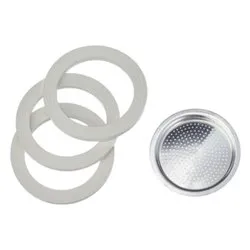 Set guarnizioni e filtro caffettiera 1 Tazza 3 pz 0800031