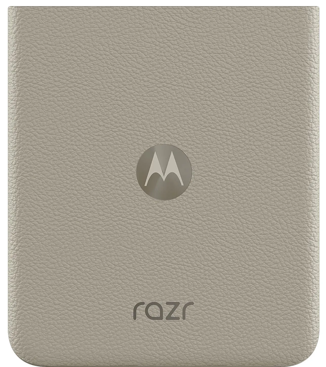 Coperchio Batteria Motorola Razr 2024 / Razr 50, Crema (Pietra Pomice), Pacchetto di Servizio SL98E12657