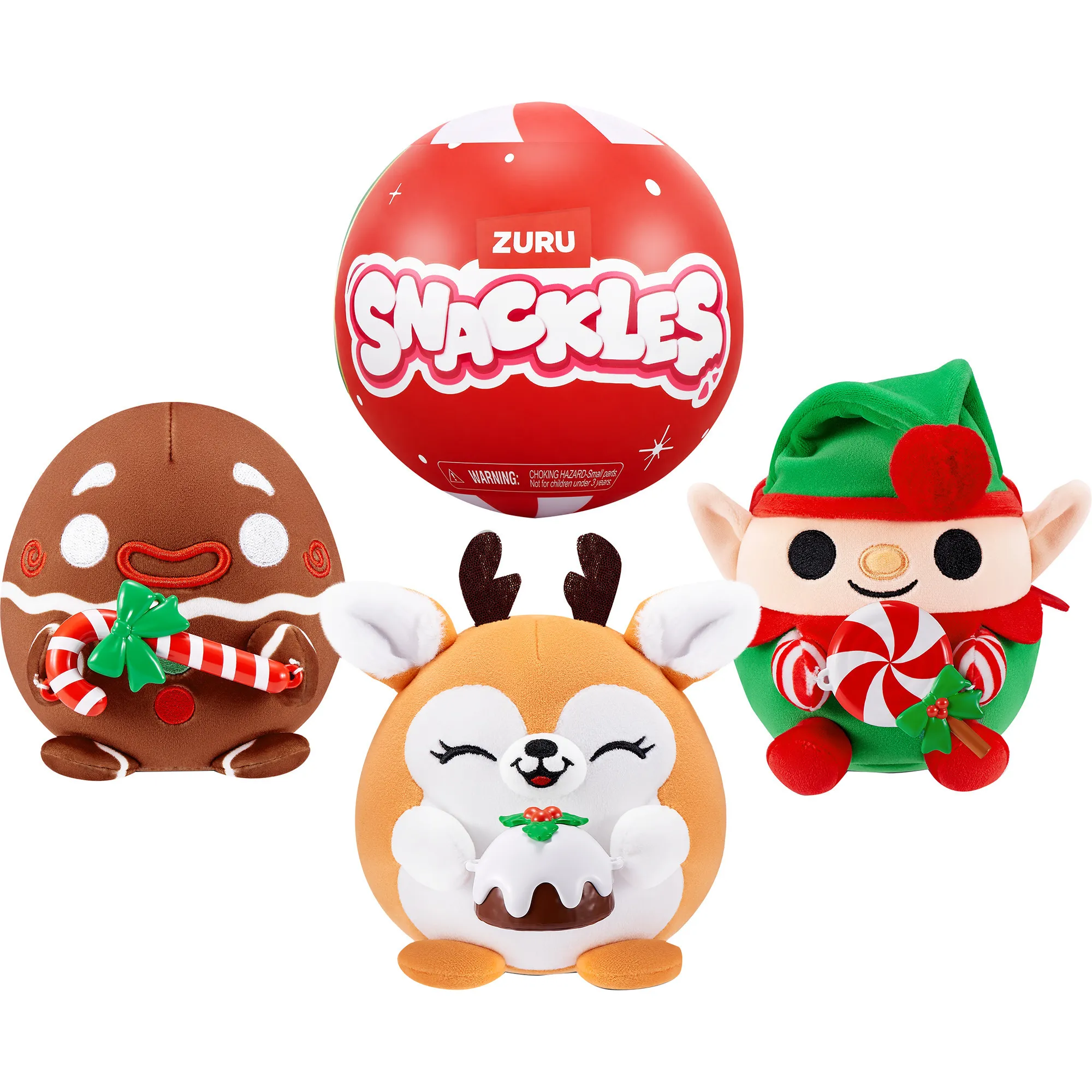 Snackles Christmas, Peluche animali