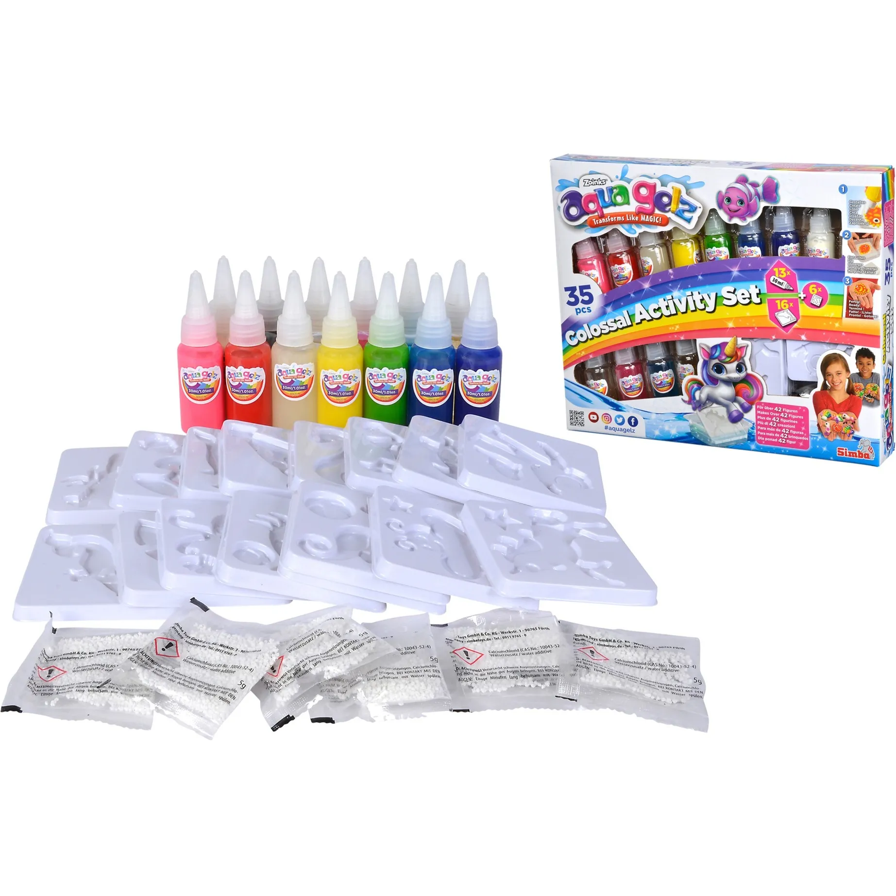 Aqua Gelz Colossal Set, Bricolage