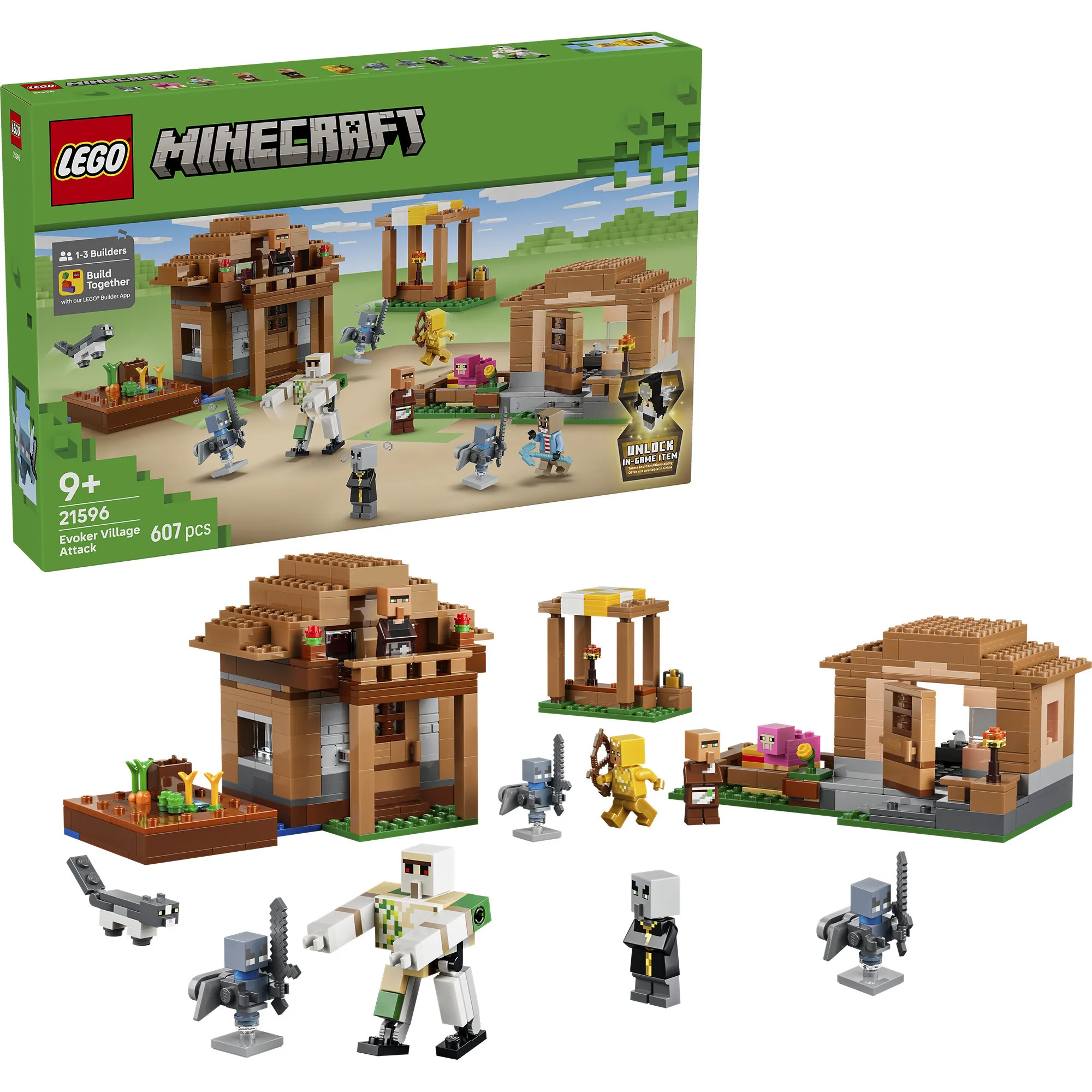 Minecraft Attacco del mago al villaggio, Giochi di costruzione