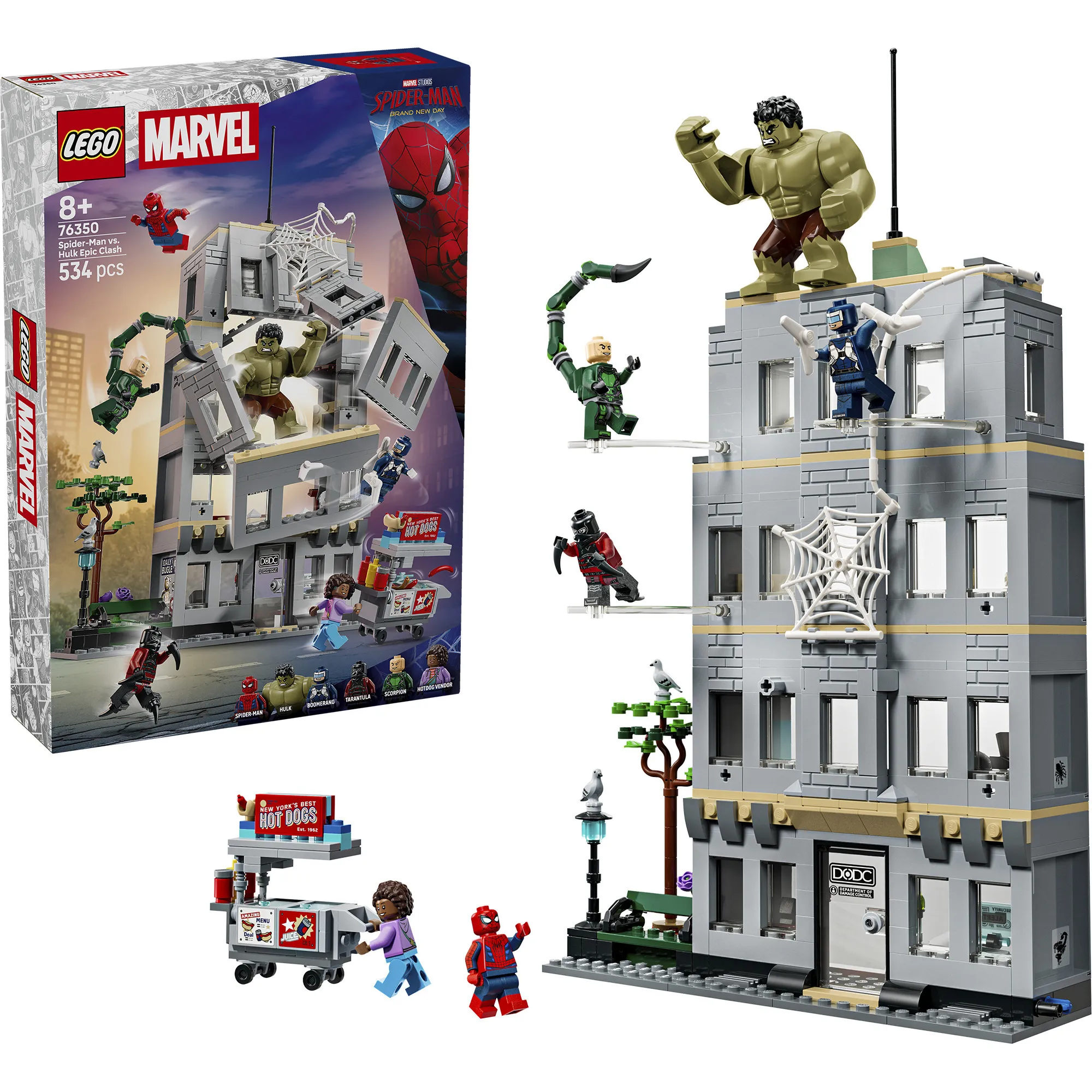 Marvel Super Heroes Grande scontro: Spider-Man vs. Hulk, Giochi di costruzione