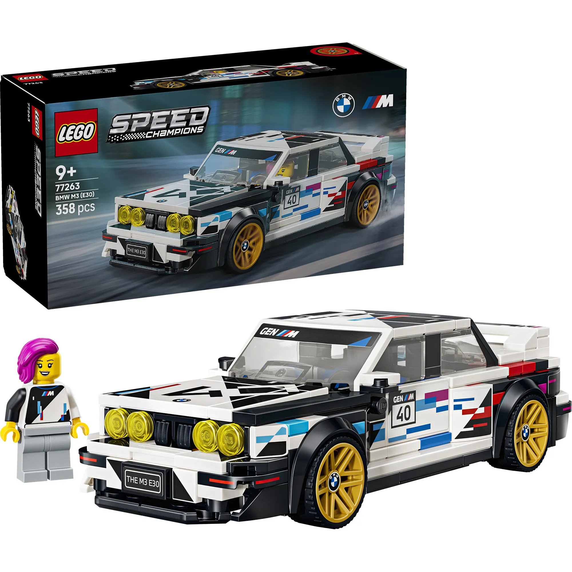 Speed Champions BMW M3 (E30), Giochi di costruzione