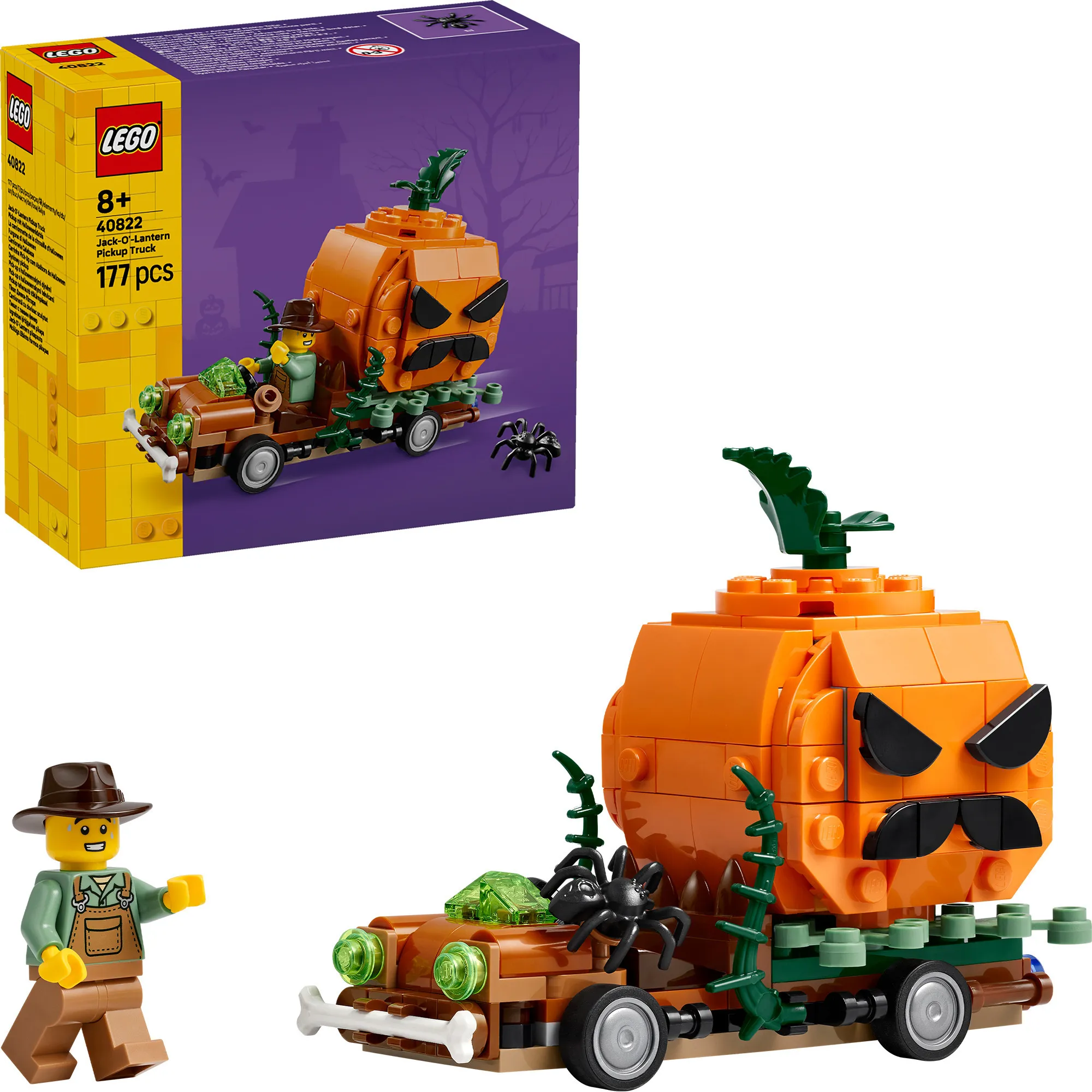 Pickup con zucca di Halloween, Giochi di costruzione