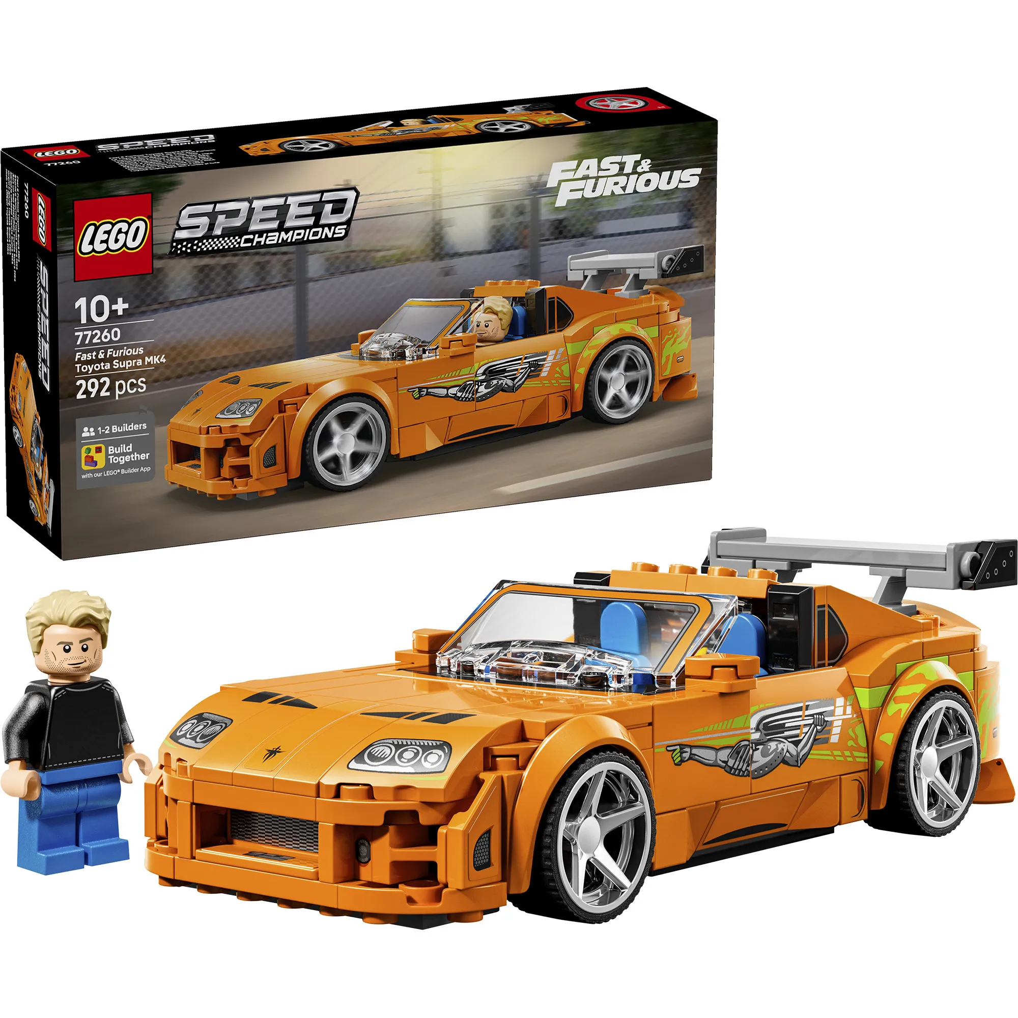 Speed Champions The Fast and The Furious Toyota Supra MK4, Giochi di costruzione