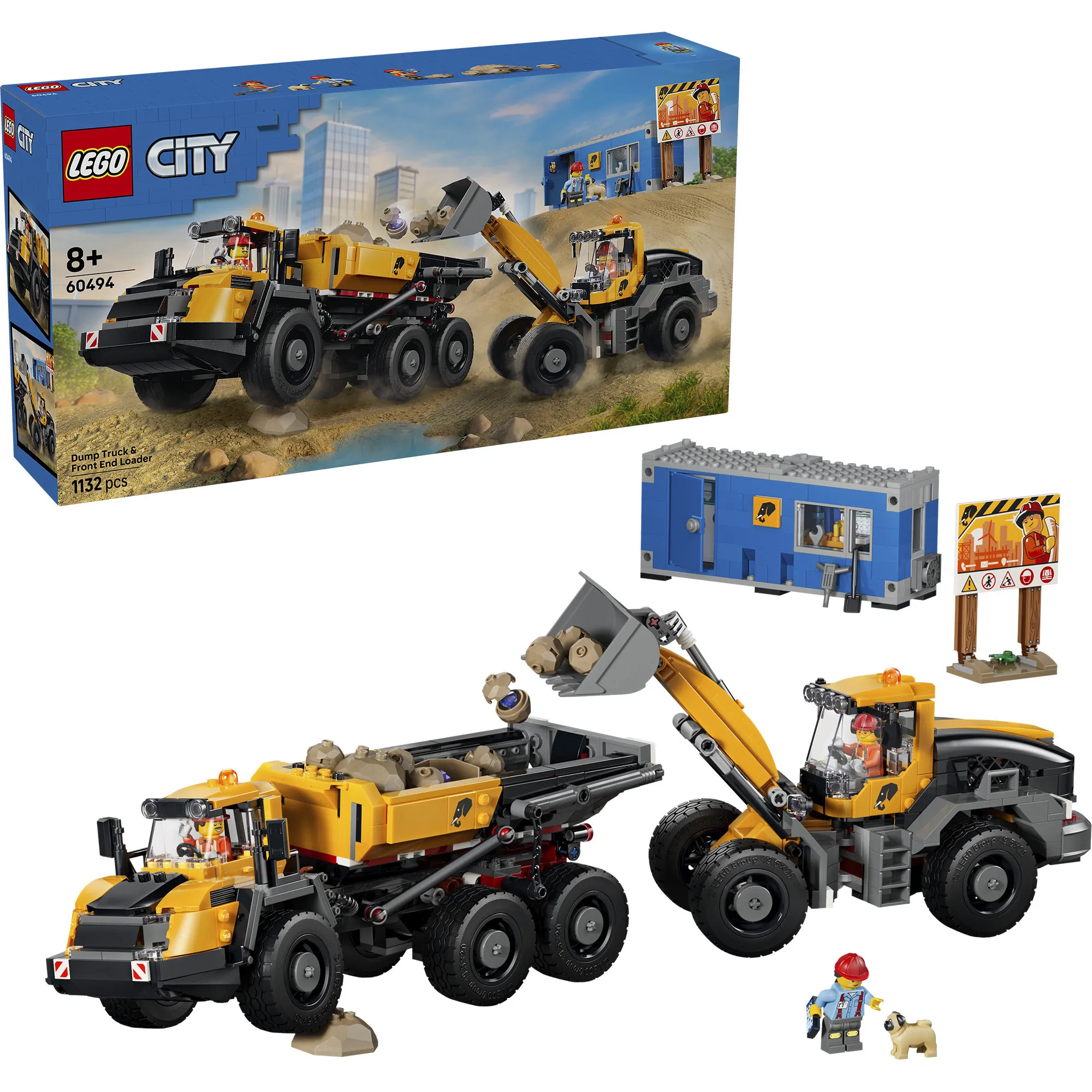 City Camion ribaltabile e pala caricatrice, Giochi di costruzione
