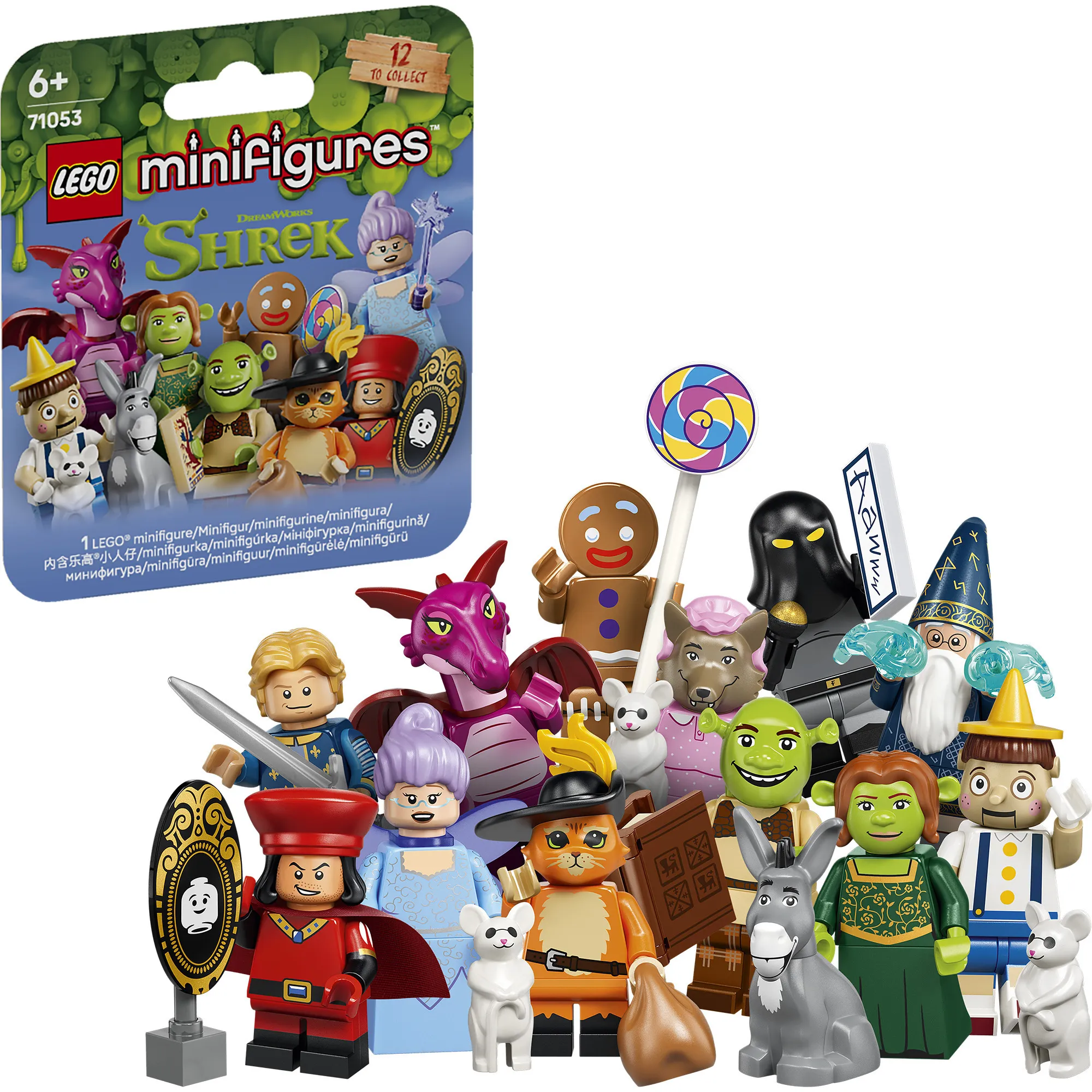 Minifigure Serie Shrek, Giochi di costruzione