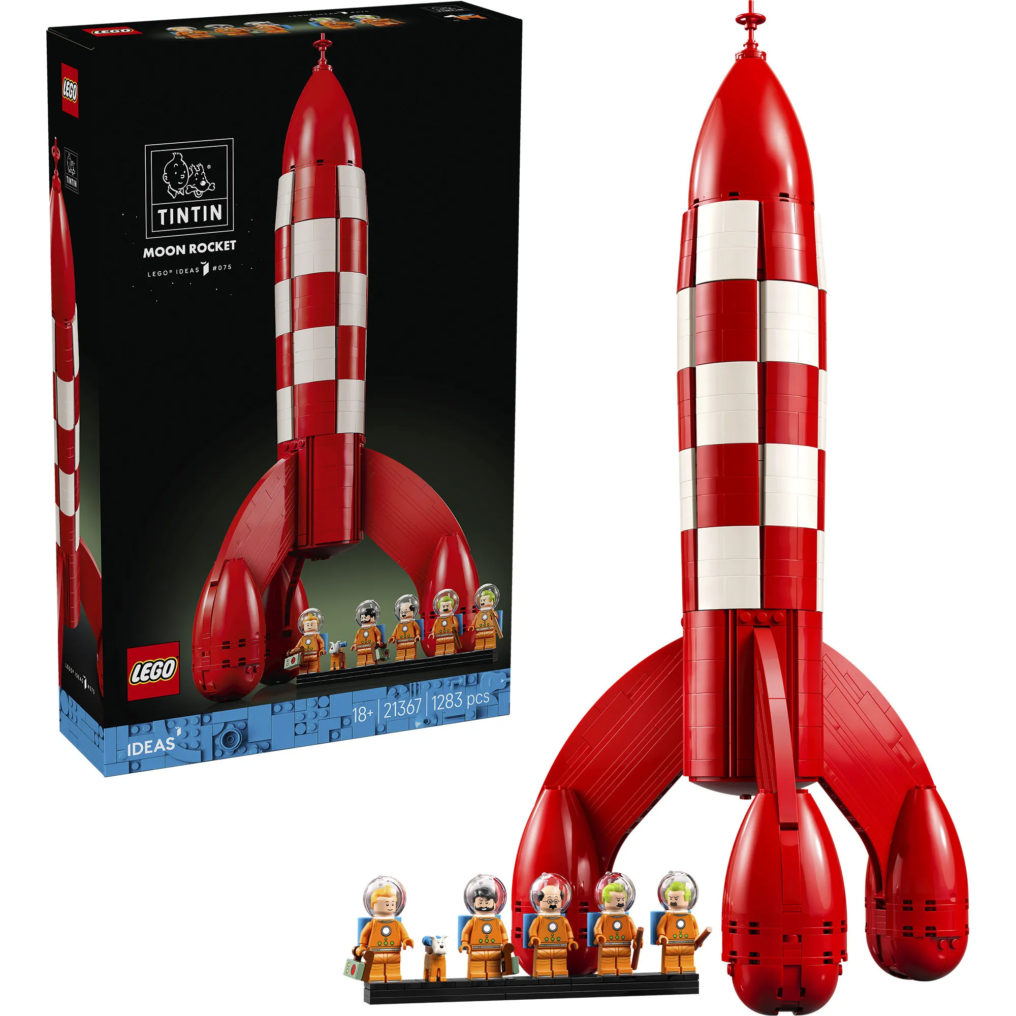 Ideas Il razzo lunare di Tintin, Giochi di costruzione