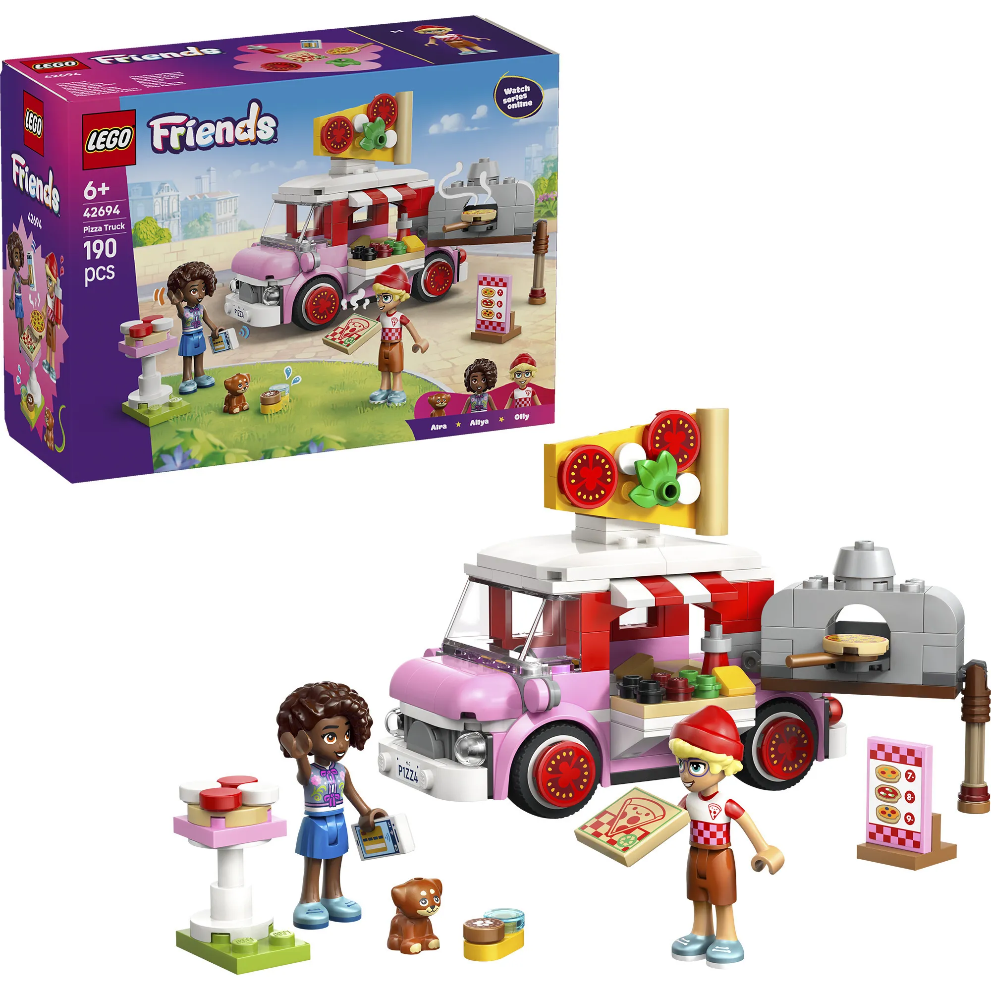 Friends Carrello per pizza, Giochi di costruzione