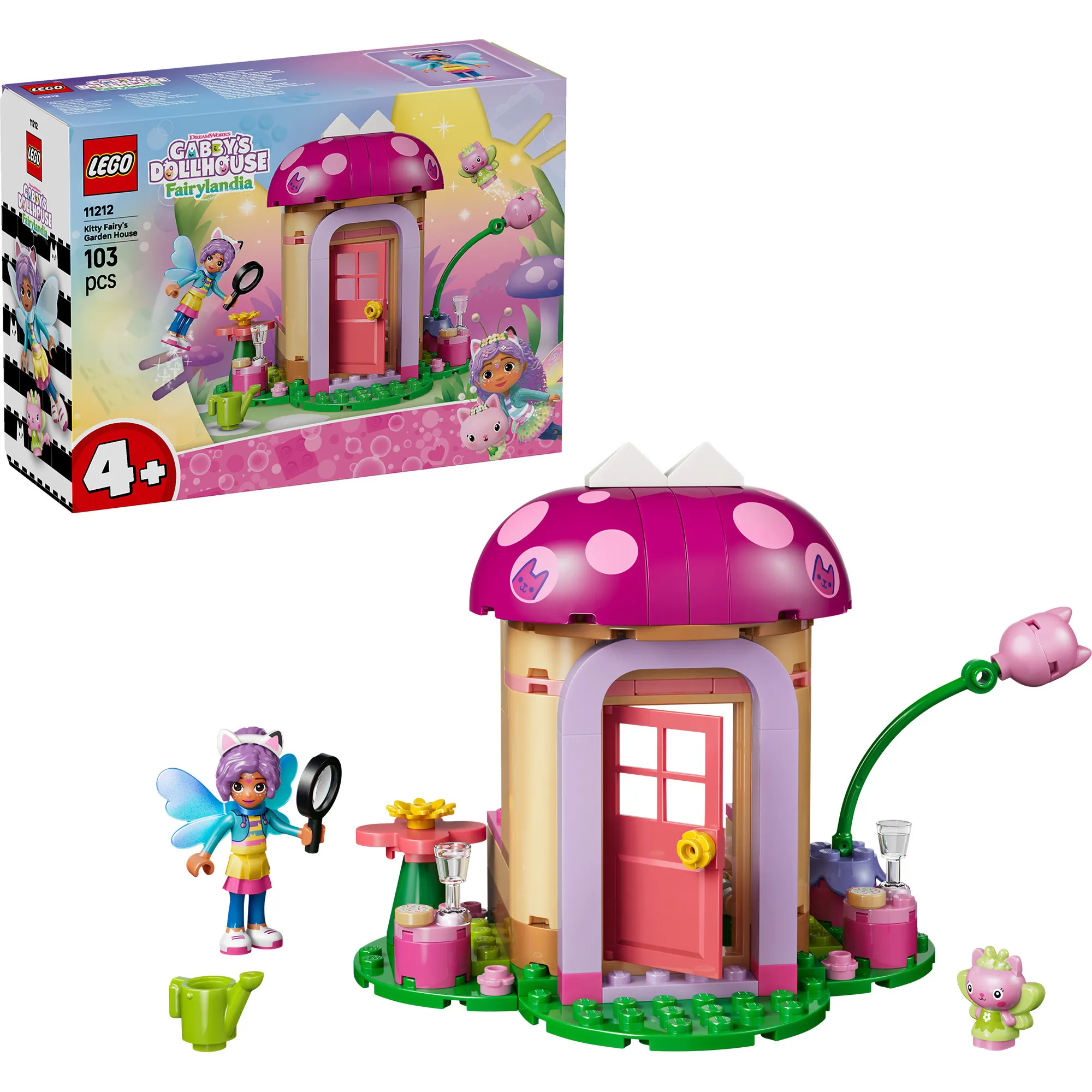 Gabby''s Dollhouse Casetta da giardino di Kitty Fees, Giochi di costruzione