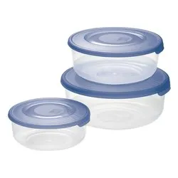Set contenitori alimenti 3 pz (500 ml, 1,0 e 1,7 lt) FAMILY FOOD Azzurro 904066971G