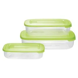 Set contenitori alimenti 3 pz (930 ml, 1,9 e 3,0 lt) FAMILY FOOD Verde 904057281A