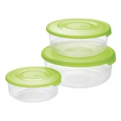 Set contenitori alimenti 3 pz (500 ml, 1,0 e 1,7 lt) FAMILY FOOD Verde 904066981A