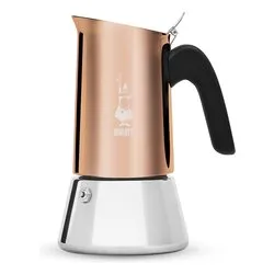 Caffettiera Inox 6 Tazze VENUS INDUCTION Ramato e Cromo 0007285 CN