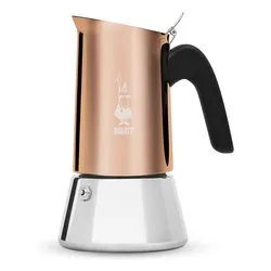 Caffettiera Inox 4 Tazze VENUS INDUCTION Ramato e Cromo 0007284 CN