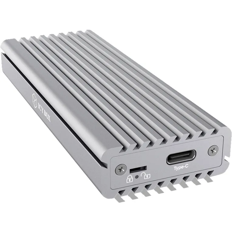 IB-1817Ma-C31 Box esterno SSD Argento M.2, Disk enclosure