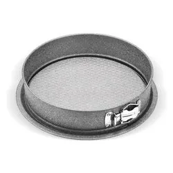Stampo torta acciaio antiaderente fascia apribile (26cm) BAKEWARE PETRAVERA Grigio AP000050