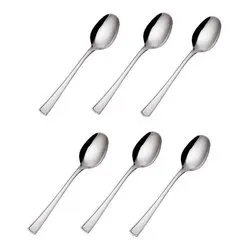 Set cucchiaini caffè 6 pz Inox 18/0 (13cm) AMBASSADOR Cromo lucido CVLX90C6
