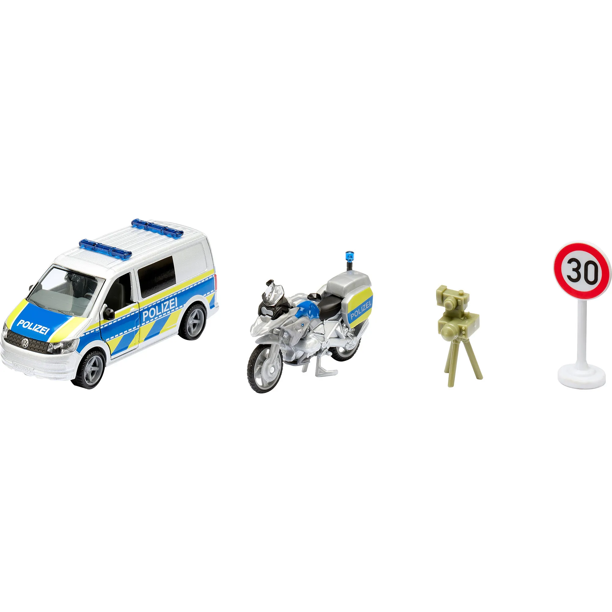SUPER VW T6 con moto della polizia BMW, Veicolo modello